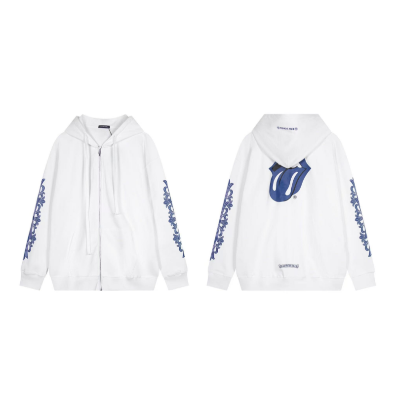 Chrome Hearts New Zip Up Hoodie 9817