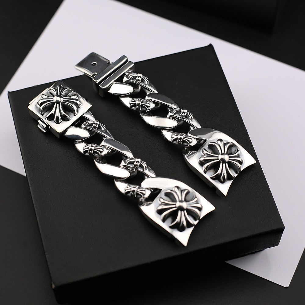 Chrome Hearts cross flower high-end watch strap